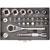 Toolcraft 820928 6.3mm (1/4) Mini Ratchet Set 26pc