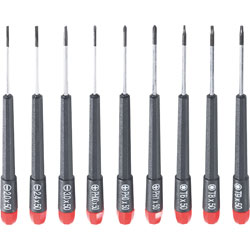 Toolcraft 821021 Screwdriver Set Slotted/Phillips/Torx 9 Piece