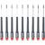 Toolcraft 821021 Screwdriver Set Slotted/Phillips/Torx 9 Piece