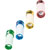Toolcraft 821580 Colour Coded Socket Wrench Set 4pce
