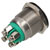 Bulgin MPI002/TERM/GN Anti-vandal Switch SPST 24V DC 50mA Green Ring