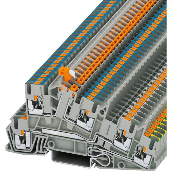 Phoenix Contact 3213955 Din rail Terminal Block 2.5-PE/L/NTB Grey
