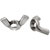 Toolcraft Wing Nuts DIN 315 Galvanised Steel M3 Pack Of 100