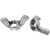 Toolcraft Wing Nuts DIN 315 Galvanised Steel M5 Pack Of 100
