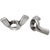 Toolcraft Wing Nuts DIN 315 Galvanised Steel M3 Pack Of 10