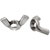 Toolcraft Wing Nuts DIN 315 Galvanised Steel M5 Pack Of 10
