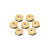 Toolcraft Brass Hexagonal Nuts DIN 934 M4 Pack Of 100