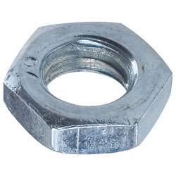 Toolcraft Hexagon Nuts Form B DIN 439 Galvanised Steel M3 Pack Of 100