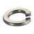 Toolcraft 188666 Spring Steel Lock Washers Form B DIN 127 M4 Pack Of 100