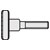 Toolcraft 194769 Thumb Screws DIN 464 Galvanised Steel M3 x 10mm Pack Of 10
