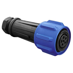 Bulgin PX0911/02/S Buccaneer Flex Socket 2 Way 600V 13 to 15mm Cable IP68