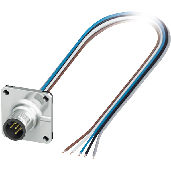  1440973 M12 Sensor/Actuator Plug SACC-SQ-M12MS-5CON-25F/0.5