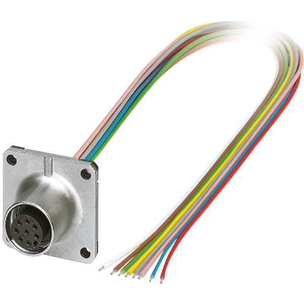  1441574 M12 Sensor/Actuator Plug SACC-SQ-M12FS-8CON-25F/0.5