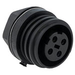 Bulgin PX0931/02/S Socket Panel Mount 2 Way 600V 3 to 7mm IP68