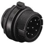 Bulgin PX0804 Mini Flex Connector Body Panel Mount without Clip IP68