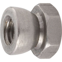 Toolcraft 88118 Hex Counter Drive Safety Nut A1 Stainless Steel M6 Pack Of 10