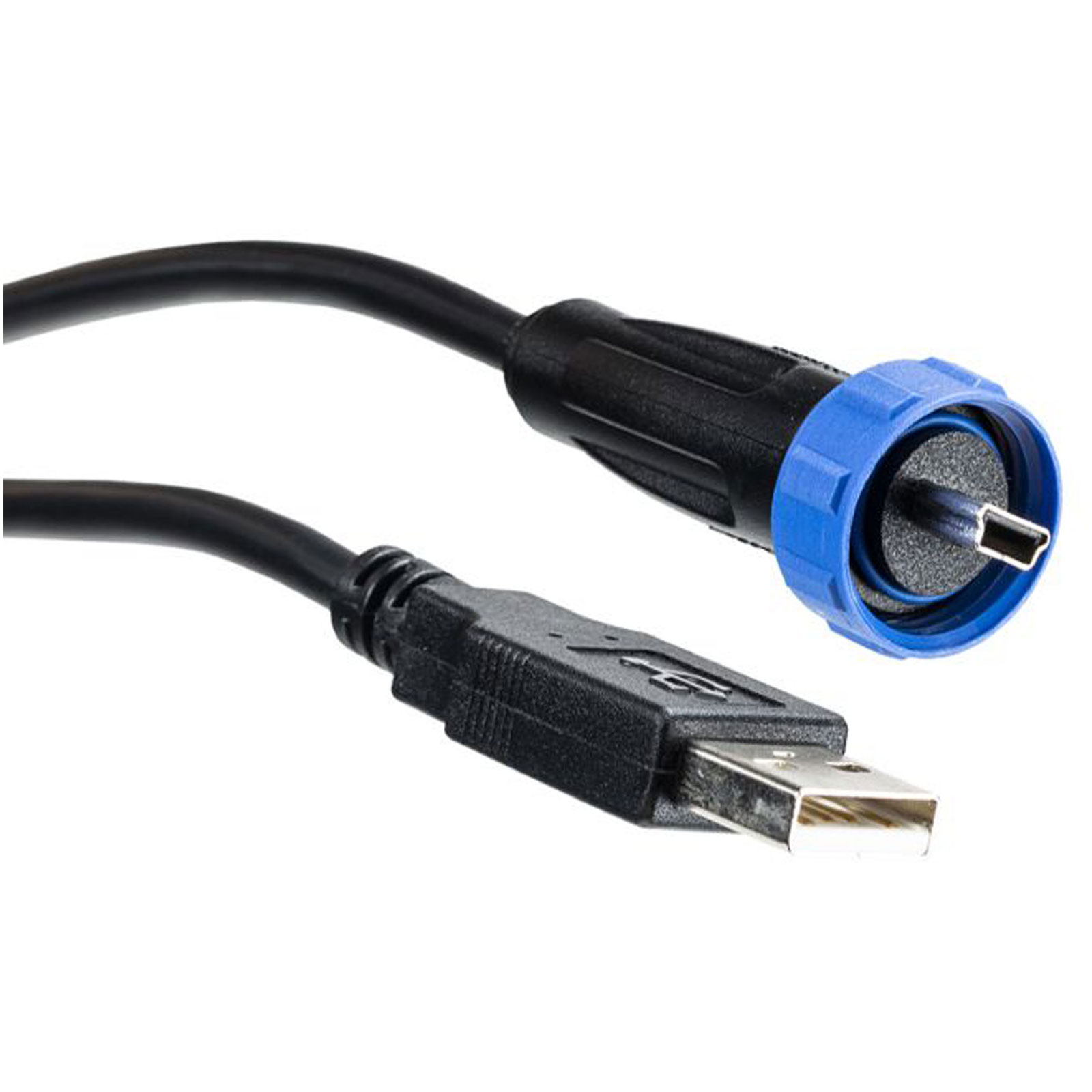 Bulgin PX0441/2M00 USB 2.0 Adaptor Cable Mini B to Standard A IP68 ...