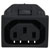 Bulgin PX0695/15/63 IEC Socket Panel Mount 1.5mm Snap Fit 250V 10A 6.3mm