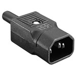 Bulgin PX0686 IEC Male Connector Screw Terminal 250V 10A Straight