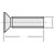 Toolcraft Torx Countersink Screws DIN 965 4.8 Zinc M4 x 8mm Pack Of 100