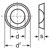 Toolcraft 191558 Flat Washer DIN 125 Form B M3 Pack Of 100