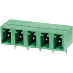 Phoenix Contact 1836202 4-Way Right Angled Header, 5.08mm Pitch, 8A Green