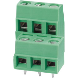 Phoenix Contact 1726118 4-Way Double Decker PCB Terminal Block 5mm 13.5A Green