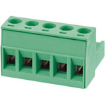 Phoenix Contact 1754504 5-Way PCB Screw Connector 5mm 12A Green