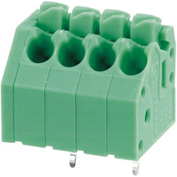 Phoenix Contact 1985205 3-Way PCB Spring Terminal Block 3.5mm 2A Green