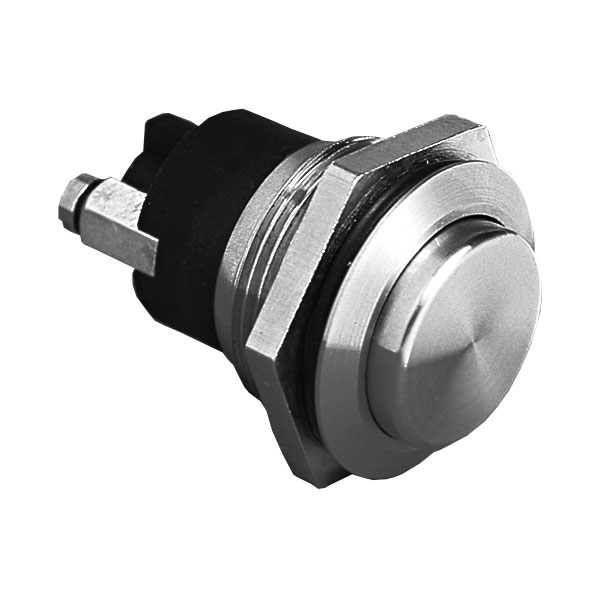 Bulgin MP0037/2 Vandal Resistant Pushbutton Raised SPST 50V 1A 19....