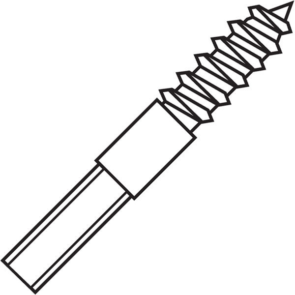 Toolcraft Hanger Bolts M5 x 40mm Pack Of 25 Rapid Online