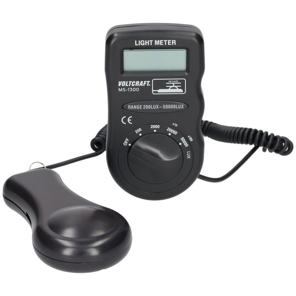 VOLTCRAFT MS1300 Digital Light Meter Rapid Online