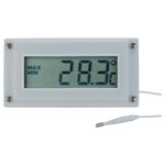 Voltcraft LCD Digital Thermometer and Clock -10 to +110 °C