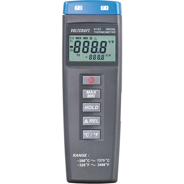 VOLTCRAFT K102 K Type Thermometer | Rapid Online