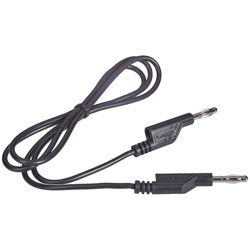 VOLTCRAFT Test Lead 4mm Plug to 4mm Plug - 1m Black