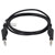 VOLTCRAFT Test Lead 4mm Plug to 4mm Plug - 1m Black