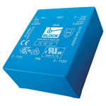 Block FL 2/6, 2 VA low profile PCB transformer 2 x 115 V to 2 x 6 V