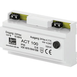 Block ACT 100, 100VA Transformer, 24 V