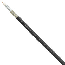 Belden 1505A-SW Black Coaxial Cable