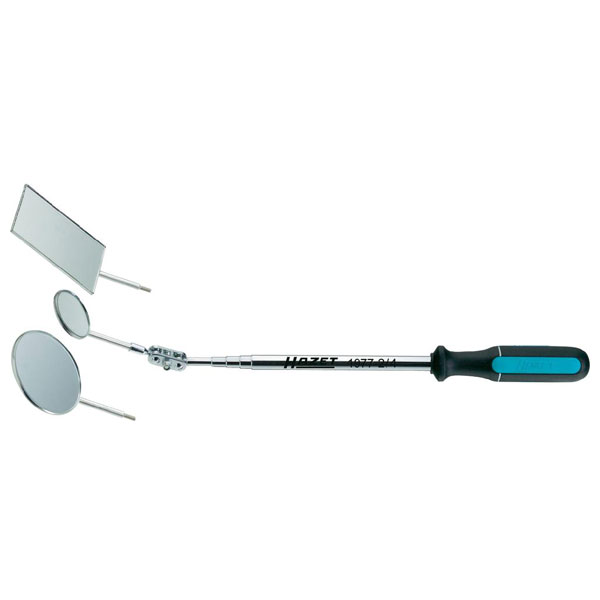 Hazet 19772/4 Telescopic Inspection Mirror Set 300 740mm Rapid Online