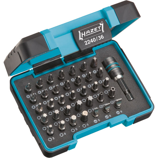 Hazet 853 – 1 – 1/4 36 Pc llaves de vaso y puntas de destornillador