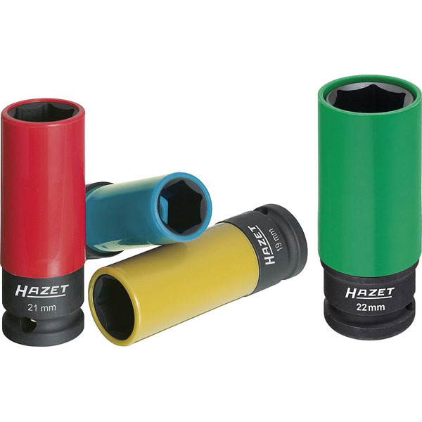 Hazet 903SLG-21 Size 21 Hex 1//2 Square with Sleeve Impact Socket