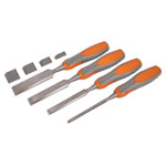 Avit AV10010 Wood Chisel Set - 4 Piece Set 6.5, 13, 19 & 25mm