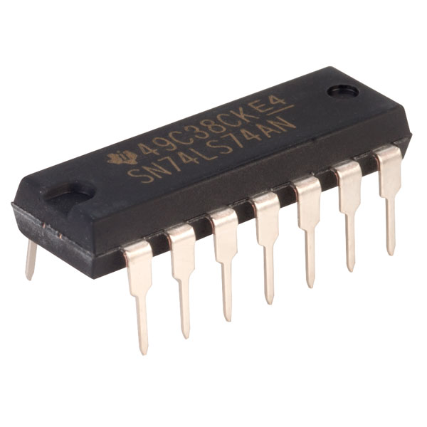 Texas Instruments SN74LS74AN Dual D-Type Positive Edge Triggered F...