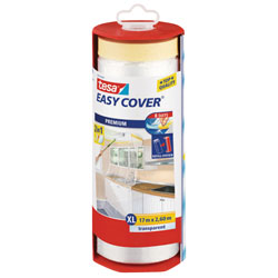 tesa® 56769 Easy Cover Premium Transparent 2 in 1 260cm x 17m