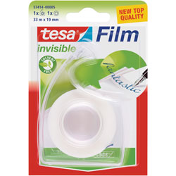 tesa® 57414 Film Matte Invisible Tape & Dispenser 19mm x 33m