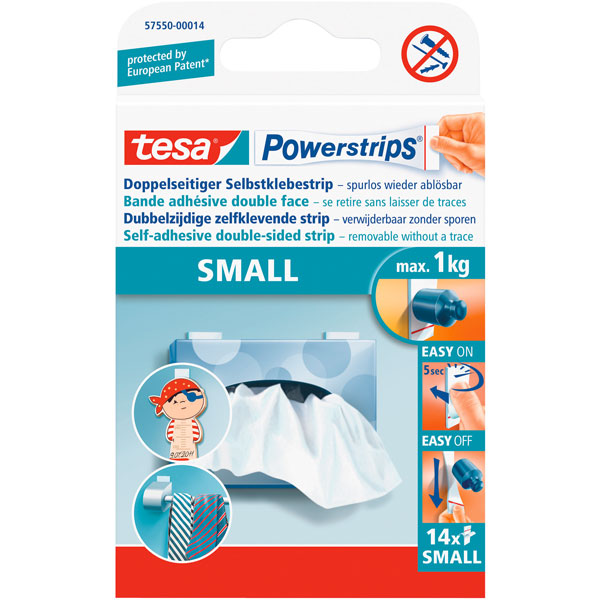 tesa® 57550 Powerstrips Small Pack Of 14