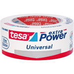 tesa® 56388 Extra Power Universal Fabric Tape - White - 50mm x 25m