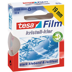 tesafilm® 57330 Crystal Clear Adhesive Tape 19mm x 33m