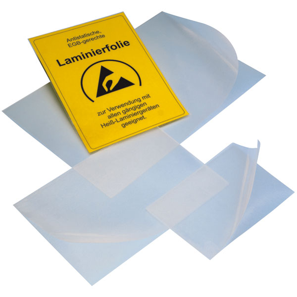 Conductive Laminating Film Sheets - Antistat (US) ESD Protection